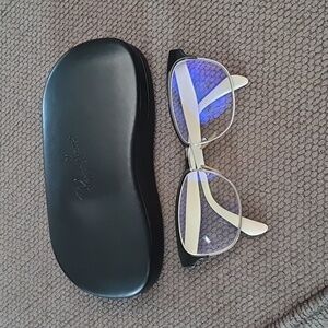 Prada Glasses with Black Ray-Ban Case